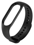 Beline silikonový náramek Mi Band 5/6 černá / Náramek / pro Xiaomi Mi Band 5 a 6