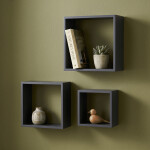 Polička, mdf, šedá, P-008 GREY2