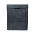 Zahradní úložný box 56x43x53cm, plast, šedá, AZB-G2035 GREY