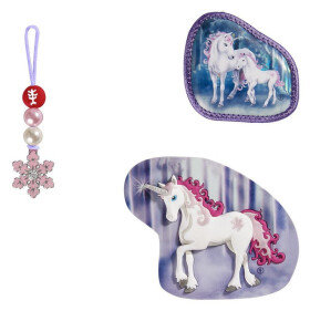 Doplňková sada obrázků MAGIC MAGS, Ice Unicorn Nuala, pro aktovky a batohy