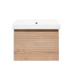 Koupelnová skříňka s umyvadlem Naturel Savona 58x43x44,8 cm dub halifax mat SAVONA60DHU1 SAVONA60DHU1