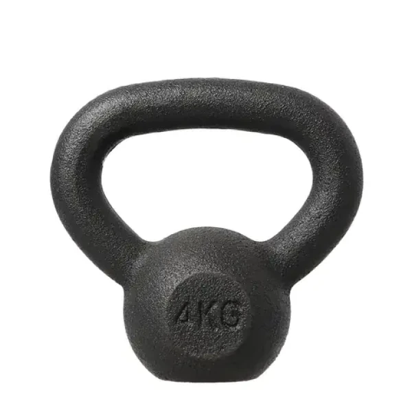 HMS KZG04 Litinový kettlebell 4 kg černý (5907695517774)