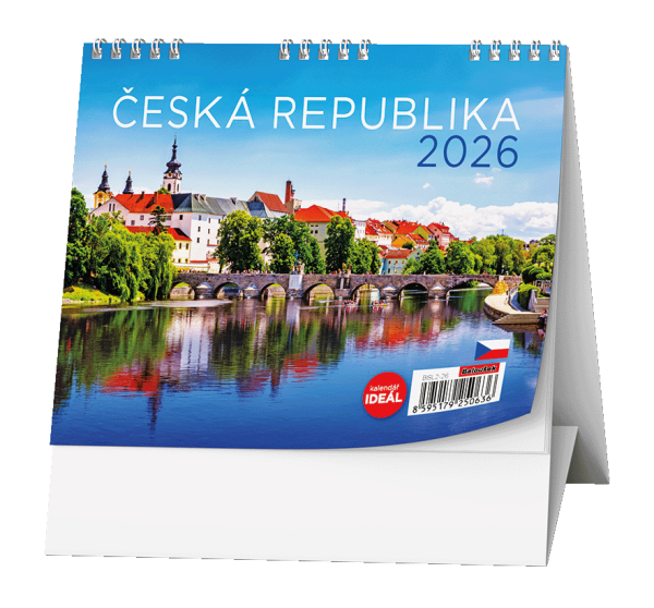 Stolní kalendář 2026 Baloušek IDEÁL - Česká republika