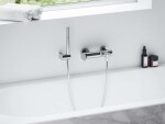 RAVAK - Eleganta Vanová baterie EL 022.00CR.+S s příslušenstvím, chrom X07S133