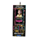 Lexibook 2v1 bluetooth skládací sluchátka Monster High s limitem hlasitosti
