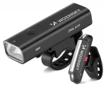 Wozinsky WSBLB2 černá / Sada světel na kolo / Přední 400 lm / Zadní / USB-C