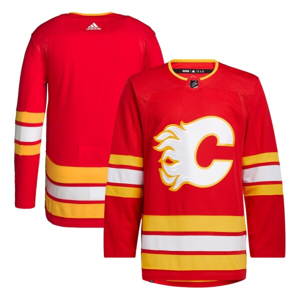 Adidas Pánský Dres Calgary Flames adizero Home Primegreen Authentic Pro Velikost: