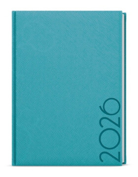 Denní diář 2026 David Tora A5 tyrkys