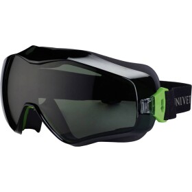 Univet 6X3 6X3-00-05 uzavřené ochranné brýle vč. ochrany proti zamlžení, vč. ochrany před UV zářením černá, zelená