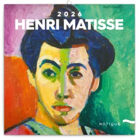 NOTIQUE Poznámkový kalendář Henri Matisse 2026 - Východní / 30 x 30 cm (PGP-35660-V)