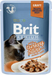 Brit Premium Cat D Fillets in Gravy With Turkey 85g + Množstevní sleva