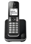 Panasonic KX-TGD310 černá / Bezdrátový telefon (KX-TGD 310 PDB BLACK)