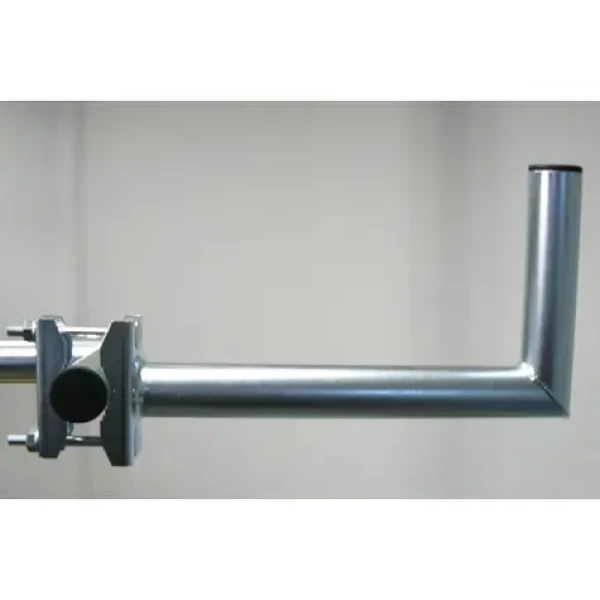OEM držák antény na balkón 35 cm / Držák antény / odsazení 350 mm / trubka 42 mm / galvanický zinek (PK35B42)