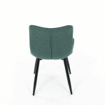 Jídelní židle, zelená, látka, HC-462 GRN2