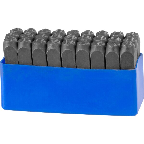 STREND PRO 222834 Raznice ocelové 10mm, znaky ABC