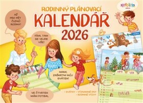 Rodinný plánovací kalendář 2026