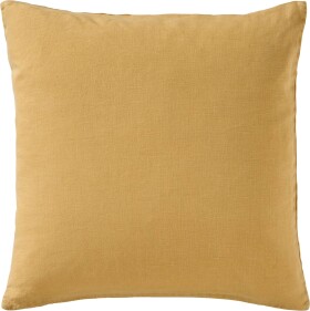 Ib Laursen Lněný povlak na polštář Harvest Yellow 50 × 50 cm, žlutá barva, textil