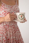 GREEN GATE Vánoční hrnek Joanni White 300 ml, multi barva, porcelán