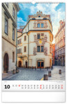 Nástěnný kalendář 2027 Notique Praha, 33 x 46 cm