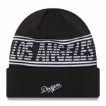 New Era Pánská zimní čepice Los Angeles Dodgers MLB Black Colorway 2024 Clubhouse Beanie