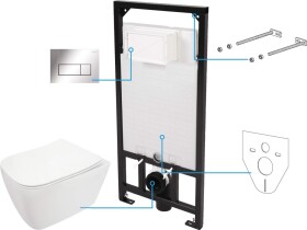 DEANTE - Hiacynt New 200 toaletní sada, podomítková, 6v1 CDYS6ZPW