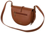 Trendy dámská koženková crossbody kabelka Dalnima, hnědá