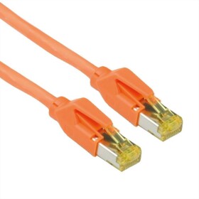 Secomp 21.05.9515 RJ45 síťové kabely, propojovací kabely CAT 6A S/FTP 1.00 m oranžová dvoužilový stíněný, bez halogenů, samozhášecí 1 ks