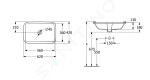 VILLEROY & BOCH - Architectura Vestavné umyvadlo, 560x360 mm, bez přepadu, CeramicPlus, alpská bílá 5A7761R1