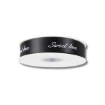 Stuha Sweet Love Cake Star černá (25 mm x 45 m)