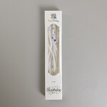 Dortové svíčky zakroucené bílo-modré 6ks