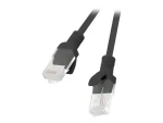 Lanberg CAT6 UTP černá / Patch kabel / RJ45-RJ45 / 20 m / Fluke Passed (PCU6-10CC-2000-BK)