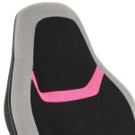Herní židle, houpací mechanismus, růžová látka, KA-L611 PINK