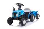 Mamido Dětský elektrický traktor Swift s přívěsem modrý