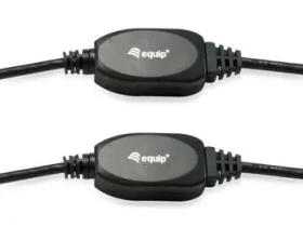 Equip 133348 / Aktivní prodlužovací kabel USB-A 3.0 / 15 m / 5 Gbit/s / černý (133348)