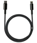 Baseus CATLWJ-A01 Tungsten Gold Fast Charge černá / Kabel USB-C na Lightning 20W 2 m (57983104536)