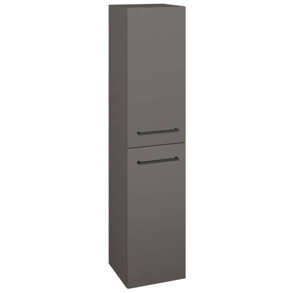 Dřevojas - Vysoká skříň s košem na prádlo DOS SVD2K 35 - N06 Lava / Úchytka T06 / N06 Lava / Pravé 210946HP