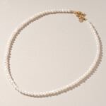 Elenys pozlacený perlový náramek Clara 17 cm 18K žluté zlato Perla 5A