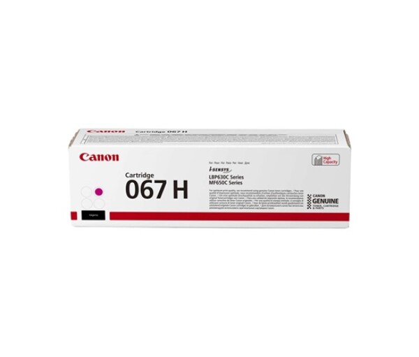 Canon TONER 067H purpurová pro i-SENSYS LBP631Cw, LBP633Cdw, MF651Cw, MF655Cdw, MF657Cdw (2350 str.) EDF_1002698