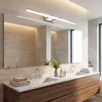 Koupelnové nástěnné LED svítidlo APP1871-1W 80cm CHROME OSW-66027