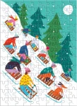 GALISON Puzzle Sáňkování