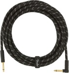 Fender Deluxe Series 18,6 Instrument Cable Angled Black Tweed