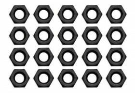 EKWB EK-Loop Nuts Set M4 Black (20pcs) (3831109898024)