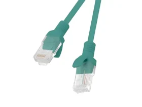 Lanberg CAT6 1m zelená / Patch kabel / UTP / RJ45-RJ45 / Fluke Passed (PCU6-10CC-0100-G)