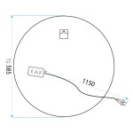 REA - Zrcadlo LED 60cm BAS HOM-05518