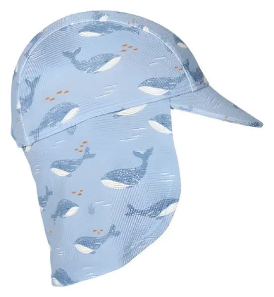 Little Dutch Ocean Splash vel. 3 / Kšiltovka s ochranou krku / 2–4 roky / recyklovaný nylon (CL26030856LD)