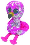 Beanie Boos Flippables růžový plameňák 24 cm