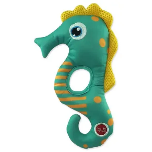 Dog Fantasy Hračka - Water Float mořský koník pískací a plovoucí zelená 22.5 cm (454-13305)