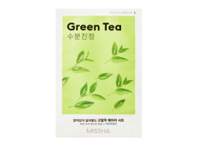 MISSHA Airy Fit Green Tea Pleťová maska 1 ks