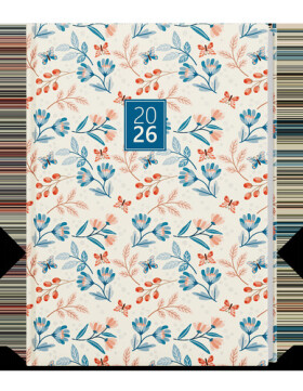 Denní diář 2026 Adam Lamino B6 Motýli