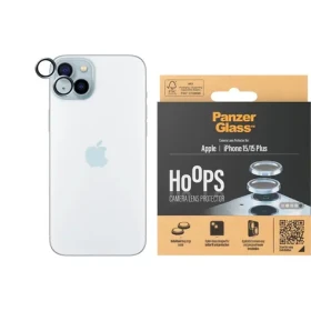 PanzerGlass HoOps Apple iPhone 15/15 Plus ochranné kroužky pro čočky fotoaparátu - modrý hliník (1190)